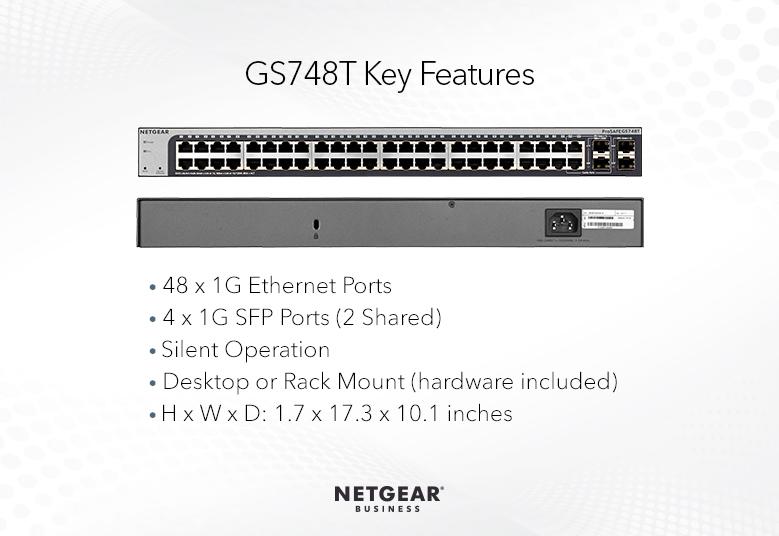 Switches GS748T Key Features